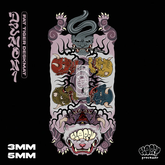 Floppy Fat Tiger - demONI OG - Custom Shape 80x40CM