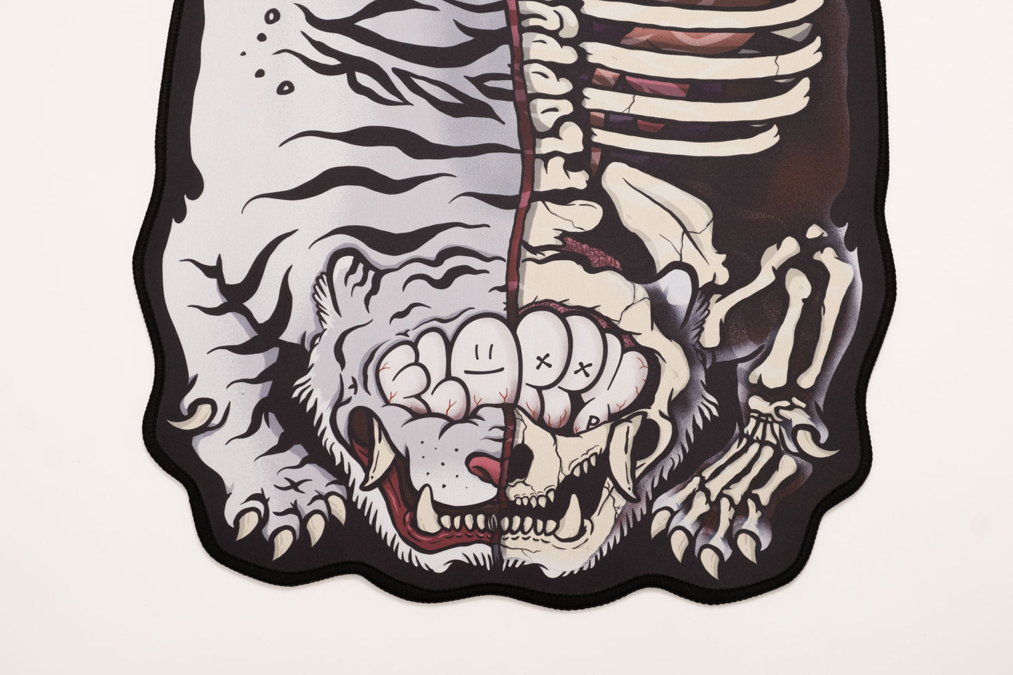 Floppy Fat Tiger - Half Bone - Custom Shape 80x40CM
