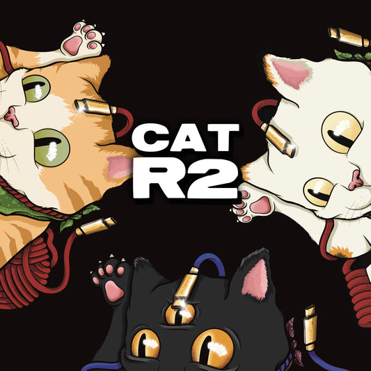 Floppy Cats R2 Custom Deskmat - 5MM - 65x37CM